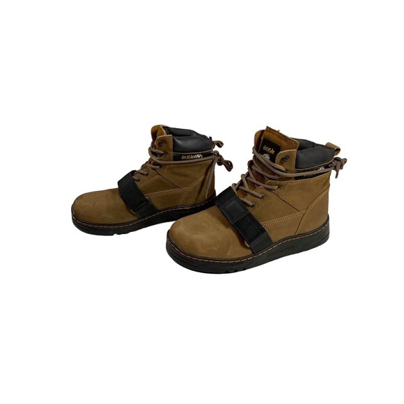 Cougar Paws Size 13 Roofing Boots CPPP Work Roofer Brown Leather - Picture 2 of 10